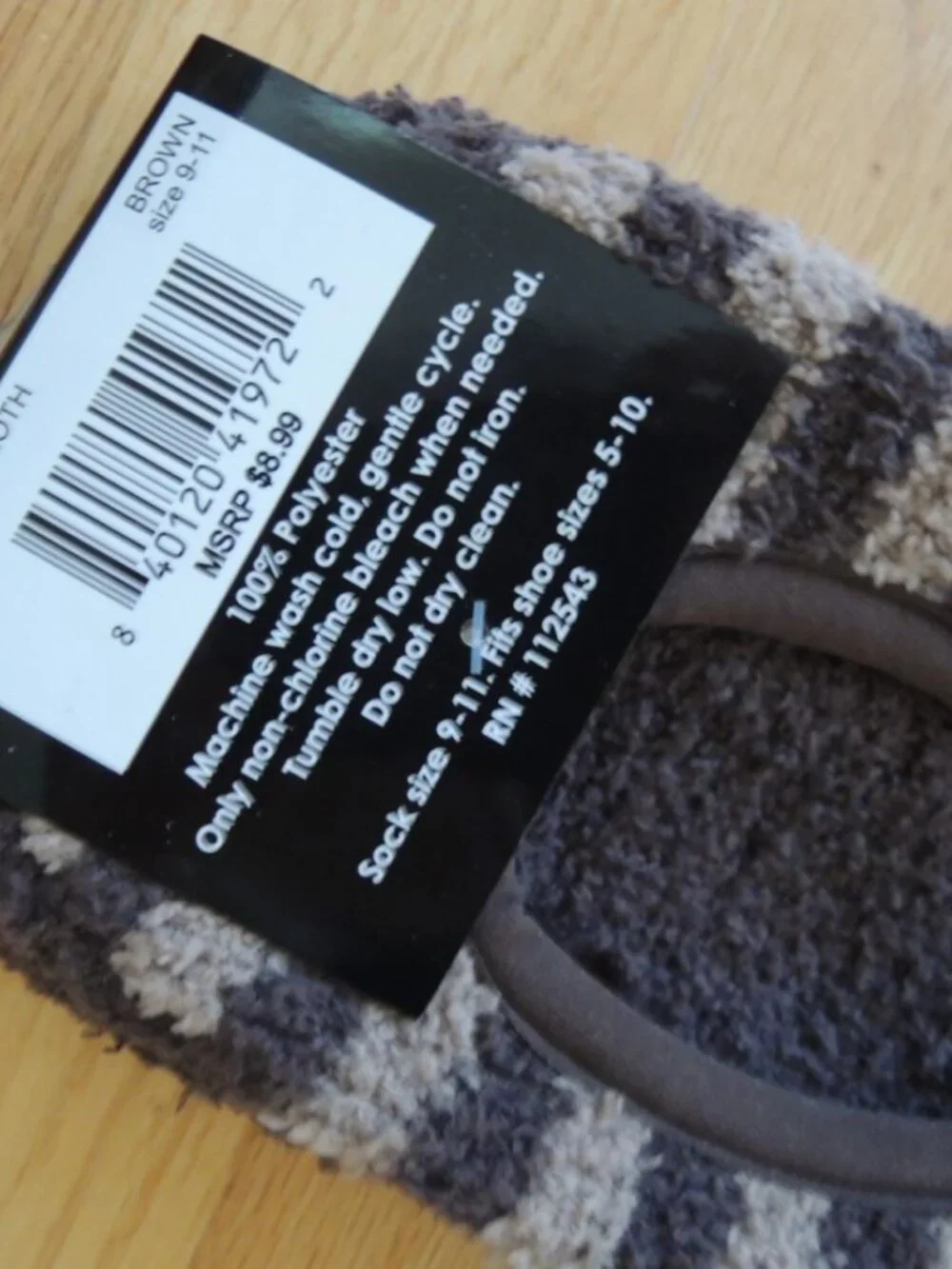 SNOOZIES Sloth Slipper Socks Cozy Mary Jane Animal Socks 1 Size Fits Shoes 5-10